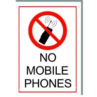 NO MOBILE PHONES