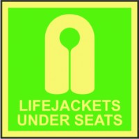 LIFEJACKETS UNDER SEATS